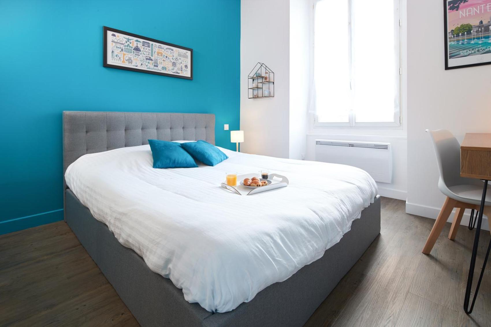 Le Bleu Nantais Apartment น็องต์ ภายนอก รูปภาพ